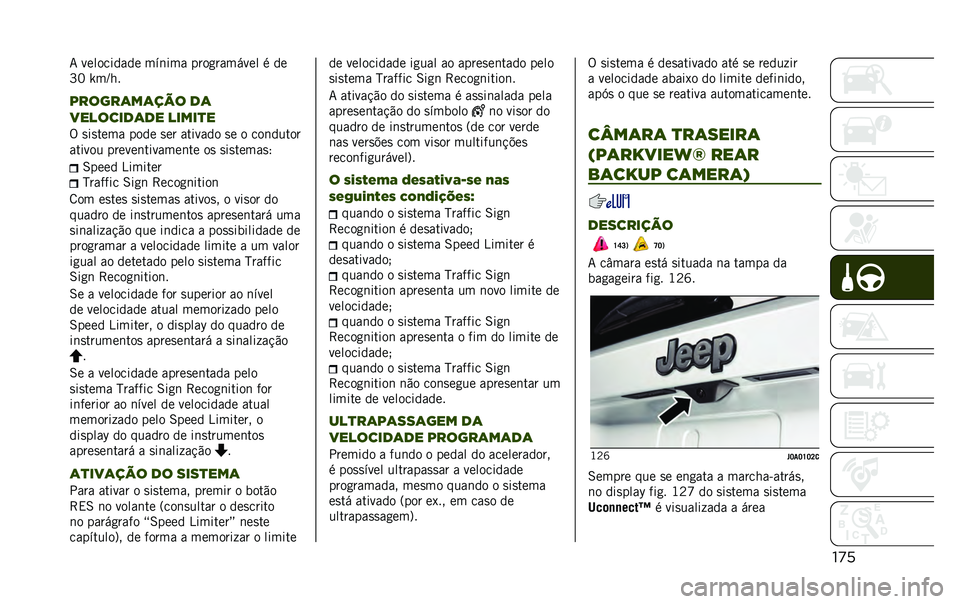 JEEP RENEGADE 2020  Manual de Uso e Manutenção (in Portuguese) ����7 ���������� ���	��� ����
������� � ��
�P�E �a��K��
������	��	��� ��	
��������	�� �����
�
�% �
��
���� ���� �
�� �������