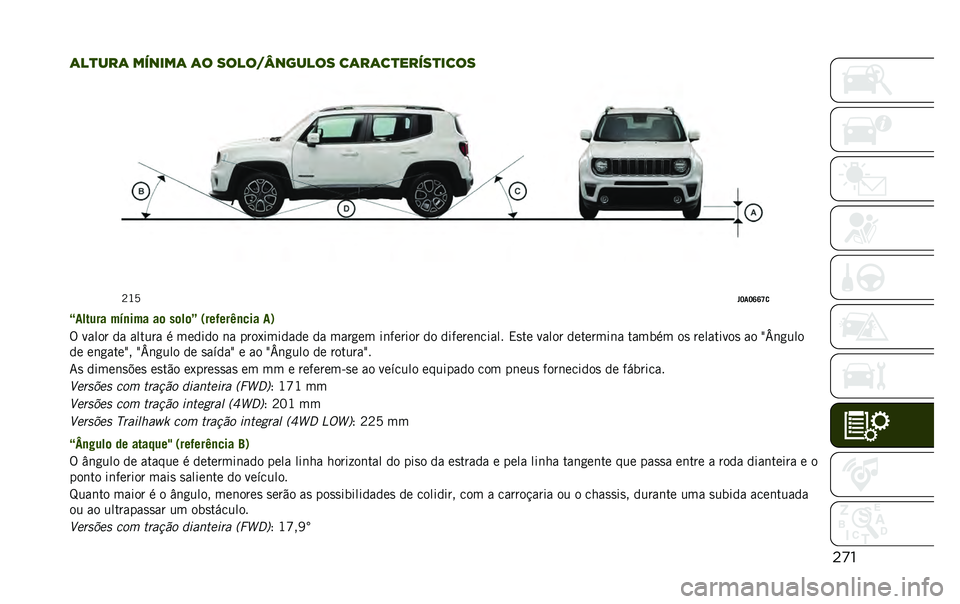 JEEP RENEGADE 2020  Manual de Uso e Manutenção (in Portuguese) ���
�	��
���	 ������	 �	� �����$� ������ ��	��	��
�����
����
�B�J�A
� �J��J�R�R�T�

�M������ ��(�
��� ��	 ��	��	�N �0���*���=�
��� ��1
�% ����