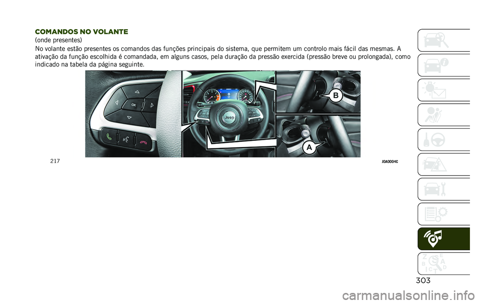 JEEP RENEGADE 2020  Manual de Uso e Manutenção (in Portuguese) ���
����	���� �� ����	��
�
�=��	�� ����
��	���
�?
�2� �����	�� ��
��"� ����
��	���
 ��
 �����	���
 ���
 ���	�!�$��
 ����	������
 �� �
�