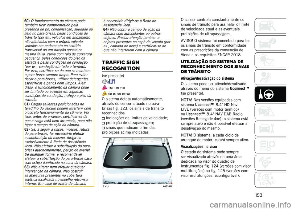 JEEP RENEGADE 2021  Manual de Uso e Manutenção (in Portuguese) ����R�J�1
� ��	���
�������� �� ��)���� ����
���� �� ��
��� ����������
�� ����
�������� �� ��� ����������!�� ��	�&�
���� �