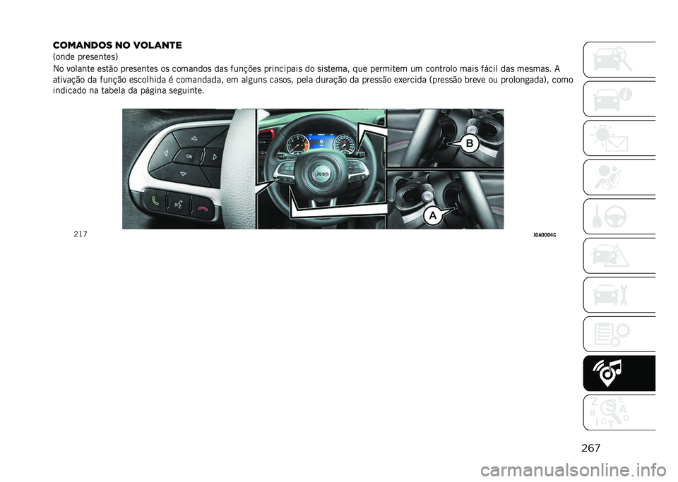 JEEP RENEGADE 2021  Manual de Uso e Manutenção (in Portuguese) ��	�

����	���� �� ����	��
�
�=��	�� ����
��	���
�?
�2� �����	�� ��
��"� ����
��	���
 ��
 �����	���
 ���
 ���	�!�$��
 ����	������
 �� �
�