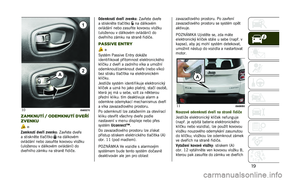 JEEP RENEGADE 2020  Návod k použití a údržbě (in Czech) ���-�,
��P�9�P�P�Q�X�8
�������� � ��
������� �
����
������ �Q�3
����
�
��� ���	�*� ���	�
�
��> �;������ �����
� ��������� ����"����