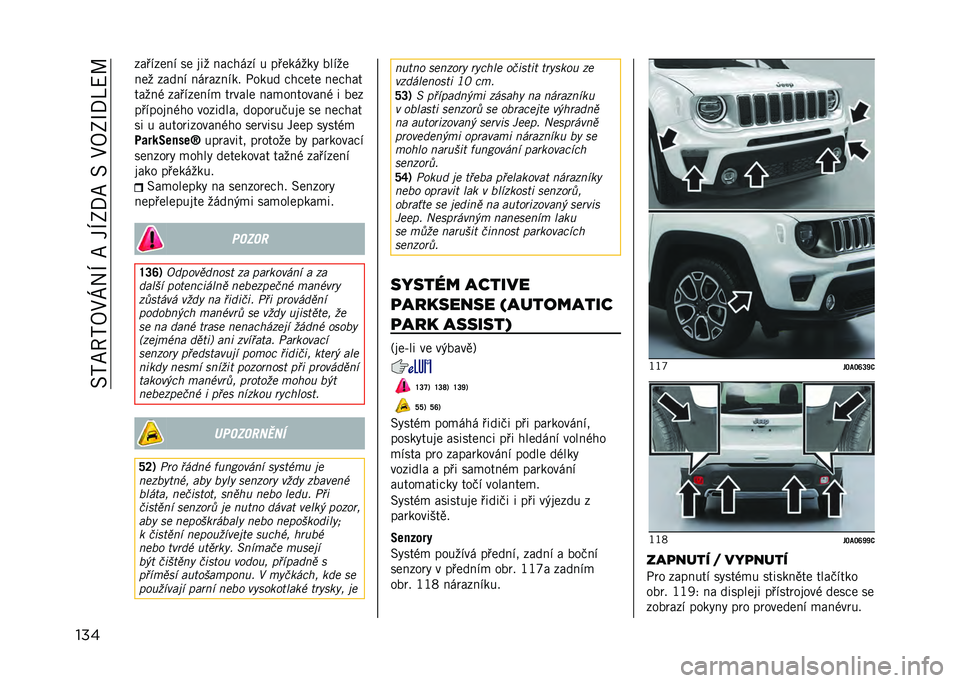 JEEP RENEGADE 2021  Návod k použití a údržbě (in Czech) ���?�E�7�?�8�1�[��M��E���M�2�/�E����1�8�2�N�/�Q�<�G
��� ����"����" �� ��� ����� ��" � ����� ���% ���"��
��� �����" �� �	����"�� �-���� �����