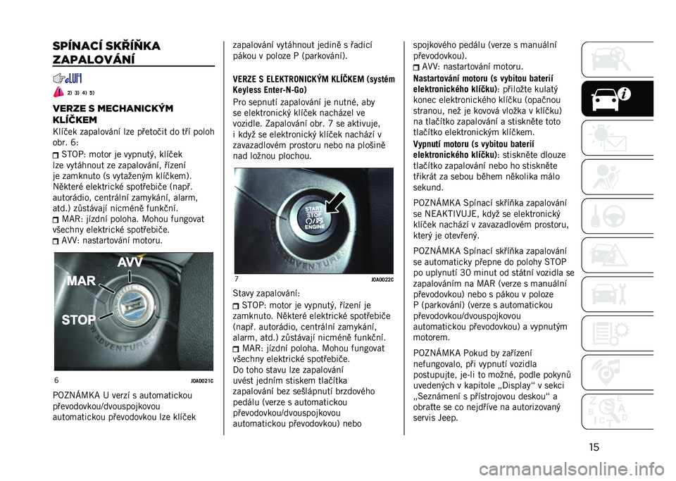JEEP RENEGADE 2021  Návod k použití a údržbě (in Czech) ����
����� �����%��
���
�������
�Q�3 �R�3 �W�3 �[�3
����� � �����������
�������
�)��"��� �������� ��" ��� �������� �� ���" ��