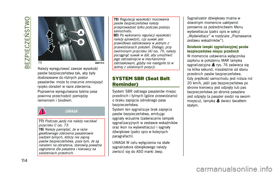 JEEP RENEGADE 2020  Instrukcja obsługi (in Polish) ��V�C�5�.�K�C��5�C�b��&�4�@
��� �Y�B
�"�E��E�R�T�R�5
�#�����! �	�!���%����	��0 �
��	��
� �	�!������0
����,�	 ���
�����
��1���	� ����/ ���! ��!�2�!
�����