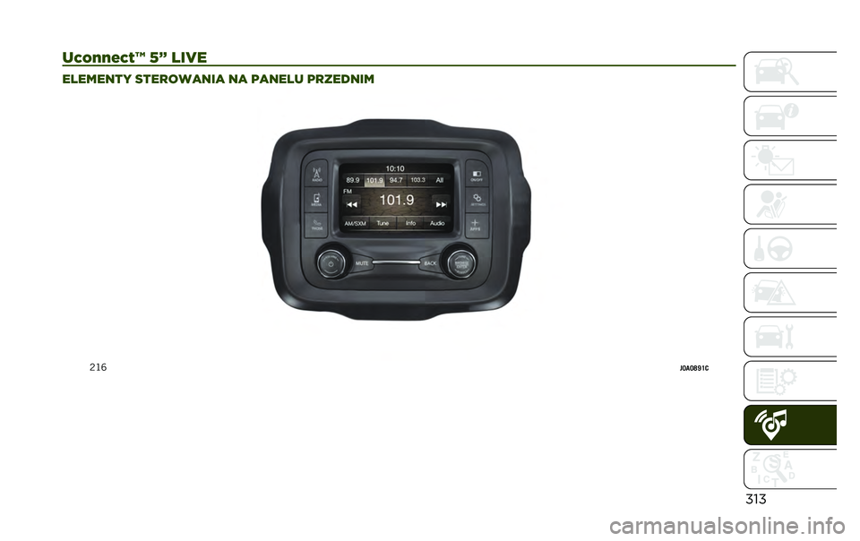 JEEP RENEGADE 2020  Instrukcja obsługi (in Polish) ���
��<�*�,�,�.�<�@�T �U�L ���$� �������� ����
���
���
 ��
 �	�
���� �	�
������
�(�*�X
�"�E��E�S�X�R�5   