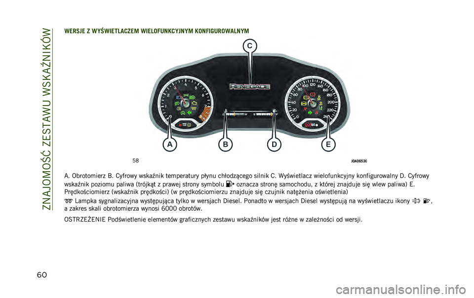 JEEP RENEGADE 2020  Instrukcja obsługi (in Polish) ��5�#��-�@�H�@�U�`��5�C��&��4�7��4��6��P�#�K�6�R�4
����1�#��"�1 �B ��?�@���1�8�;��5�B�1�= ���1�;�7�4��9�:�5�?�"�9�?�= �:�7�9�4����#�7���;�9�?�=
�B�D
�"�E��E�O�T�G�5
��" �@��