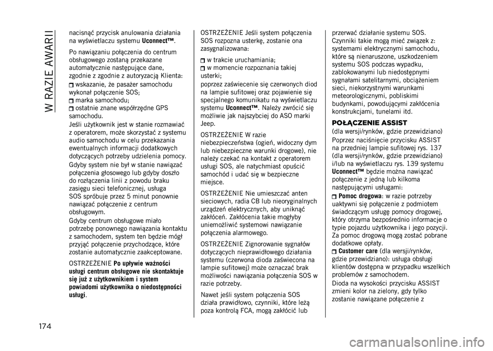 JEEP RENEGADE 2021  Instrukcja obsługi (in Polish) ��(��E�B�)�I�9��B�(�B�E�I�I
��
� �������&�" ��������
 ���������� �����$����
�� ������	������ �����	�
�
��������
�W�
�� �����&����