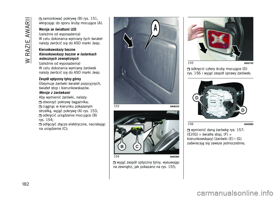 JEEP RENEGADE 2021  Instrukcja obsługi (in Polish) ��(��E�B�)�I�9��B�(�B�E�I�I
��� ���
�������" ���
���� �3�U�6 ���� �G�8�G�
��
������&� �� ����� ����� �
�����&��	 �3�B�6�
������ �� �+����
�