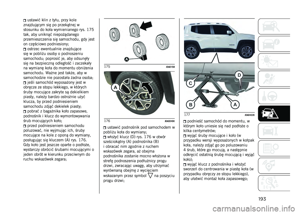 JEEP RENEGADE 2021  Instrukcja obsługi (in Polish) ����������" �
��� � ���$�� ���� �
���	
��������&���
 ��� �� ����	�
�&���	� �
�������
� �� �
��$� ���
��	�����	�� ���� �G�Y�8
���
�