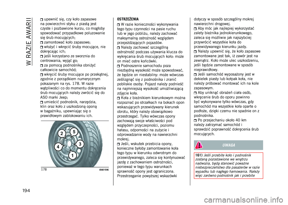 JEEP RENEGADE 2021  Instrukcja obsługi (in Polish) ��(��E�B�)�I�9��B�(�B�E�I�I
��� ���	����" ���� ��� �
��$� ��������	
�� �����	������ ����
� � ������& ��	��
������	 � ����������	 �
�