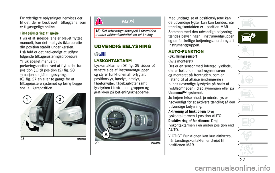 JEEP RENEGADE 2020  Brugs- og vedligeholdelsesvejledning (in Danish) ��
�3�	� �������
��� �	����
����
�� ������
��
 ���
��� ���� ��� �� ���
������ � ������
�
���� �
�	�
�� ����
���
����
� �	�����