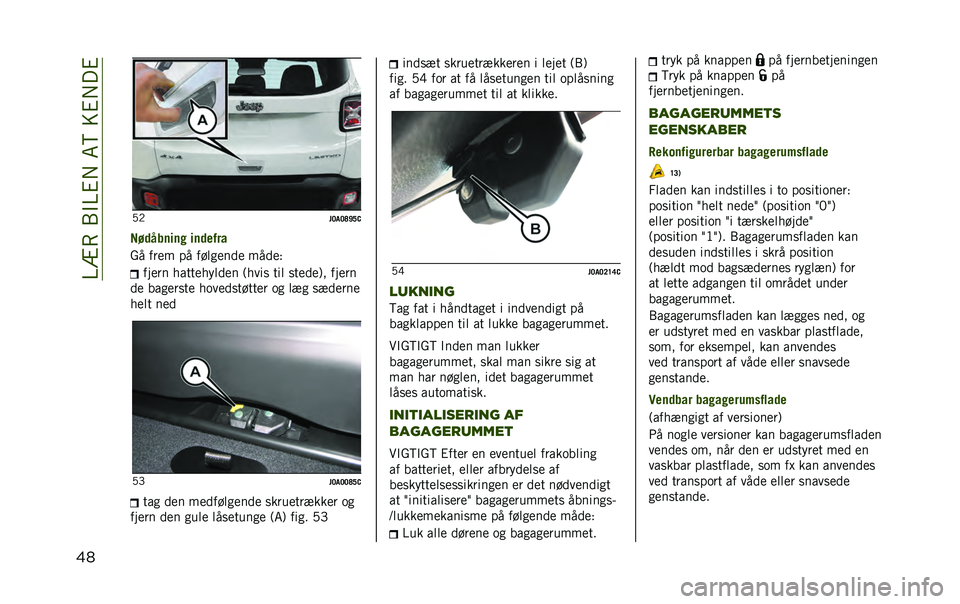 JEEP RENEGADE 2020  Brugs- og vedligeholdelsesvejledning (in Danish) ��@�B�8��1�$�@�%�+��6�?��=�%�+��%
�� �0�,
��<��<�E�J�F�-
�3�#�	������ ���	����
�� ���� �� ����
���� �����) ����� ����������� �9����
 ��� �