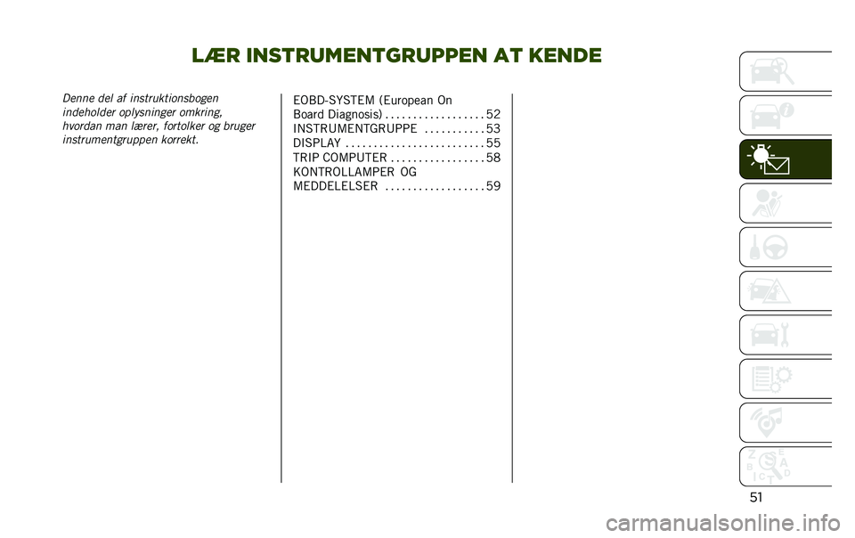 JEEP RENEGADE 2020  Brugs- og vedligeholdelsesvejledning (in Danish) ��
� �
���	������	������� ��	 �����
�����
�
� ��� �� �	�
�������	��
��
����

�	�
�������� ������
�	�
��� �����	�
��
�������
 ��