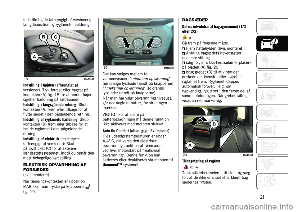 JEEP RENEGADE 2021  Brugs- og vedligeholdelsesvejledning (in Danish) ������
����� ����� �9������
��
� �� ����
��	����:�
����
����	�
����	� �	�
 ���
������
 ��������
�
�<�-
��<��<�<�B�B�-
�.��	��!������ 
