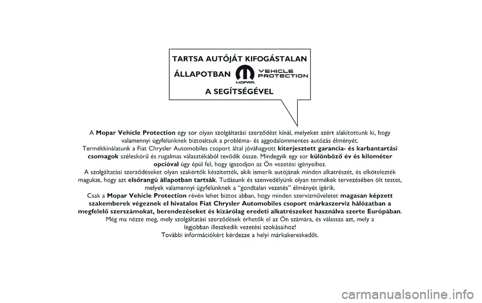 JEEP RENEGADE 2020  Kezelési és karbantartási útmutató (in Hungarian) 