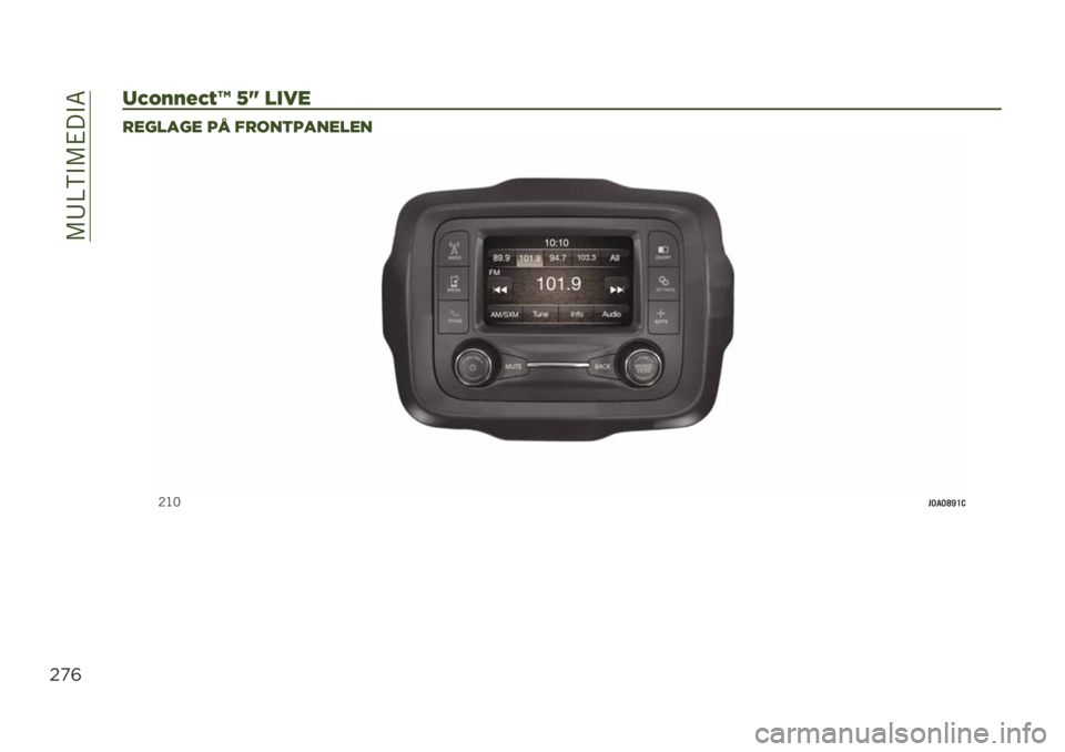 JEEP RENEGADE 2019  Drift- och underhållshandbok (in Swedish) ��#�:�@�)�"�#�&� �"�5
$)(
5V@EEJVBg h_ 3"!0
)0%3+%0 18 ’)(&$1+&030&
�3�<�6�#�=��=�E�I�D�@ 