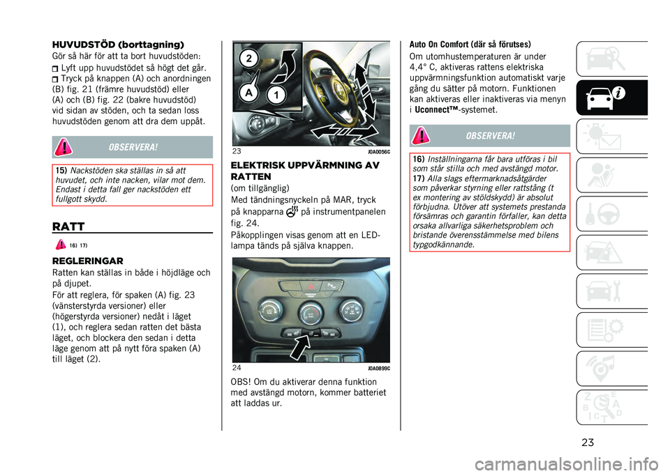 JEEP RENEGADE 2021  Drift- och underhållshandbok (in Swedish) ����������� � �!�"�#�$�$�%�&��(��&�)
��� �� ��� ��� ��	�	 �	� ��
��	 ��
��
���	�����+
�@���	 �
�� ��
��
���	����	 �� ����	 ���	 ����
�)����