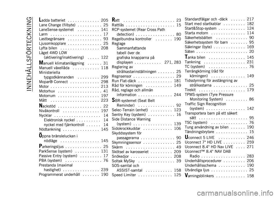 JEEP RENEGADE 2021  Drift- och underhållshandbok (in Swedish) ��"�/�/�&�>�H�@�@�%�7�D�-�)�&�E�=�/�"�/� �4
���� ���	�	�����	 � � � � � � � � � � � � � �3�6�2
�@��� �E����� �,������	��0 � � � � � � � � � � �3�2
�@�
