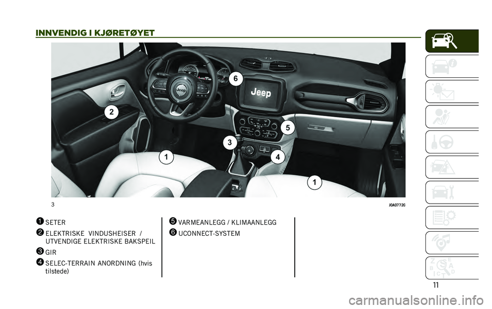 JEEP RENEGADE 2020  Drift- og vedlikeholdshåndbok (in Norwegian) ��
��������� � ����
��
����

�D
��<��<�D�D�=�,
1 �5�#�>�#�(
2 �#�=�#��>�(�"�5��# ��"� ��8�5�9�#�"�5�#�( �<
�8�>��#� ��"�?�# �#�=�#��>�(�"�5��# �/�6��5�4�#�"�=
3 �?�"�(
4 