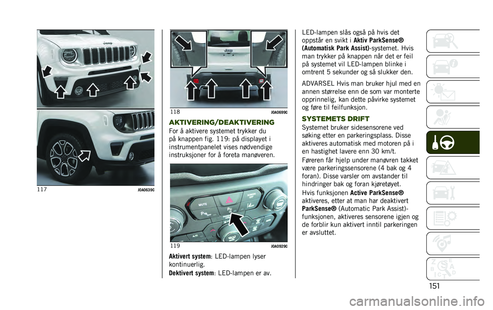 JEEP RENEGADE 2020  Drift- og vedlikeholdshåndbok (in Norwegian) ����:�:�H
��<��<�B�>�J�, �:�:�.
��<��<�B�J�J�,
���
����
���������
����
���
�2�� � ������
��
 �����
��
� ������
� �
�
�� ������
� ���� �:�:�+