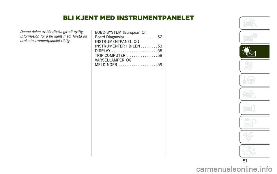 JEEP RENEGADE 2020  Drift- og vedlikeholdshåndbok (in Norwegian) ��� �����
 ��� ����
�
�	����
�������

���-��
�
� �����
 �� ���
����� ��	� ��� �
�
���	�
�	�
���������
 ��� � ���	 ����
� ���� ���