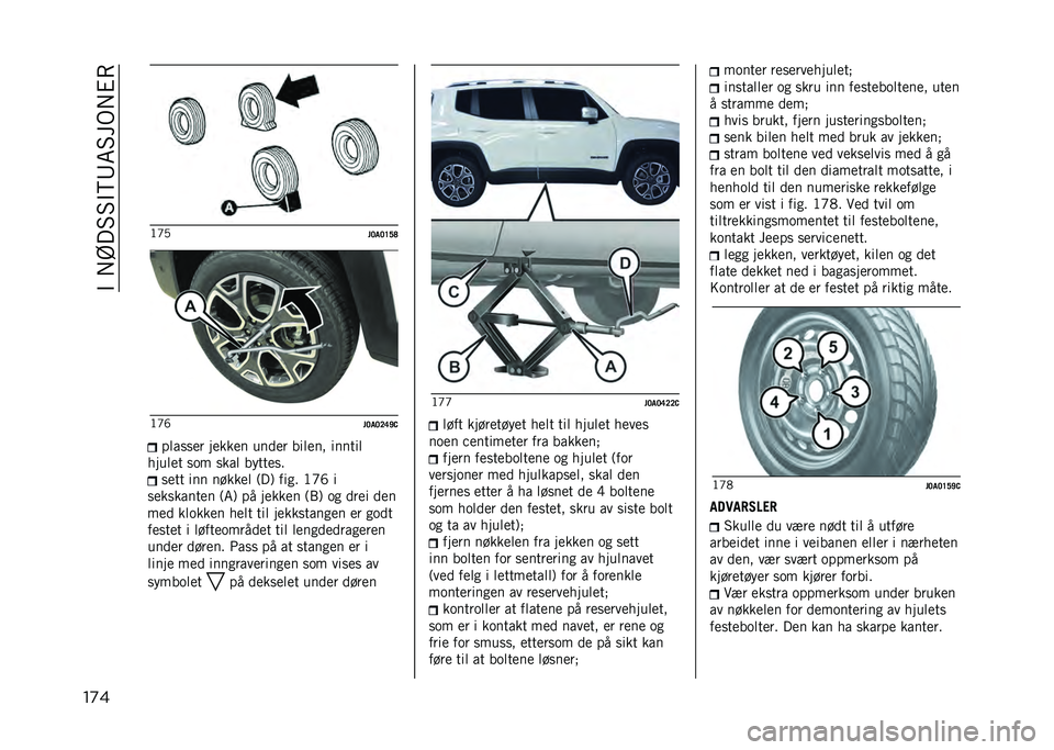 JEEP RENEGADE 2021  Drift- og vedlikeholdshåndbok (in Norwegian) ��"�� �@��4�4�"�8�9�5�4��)� �#�(
��
� �;�I�,
��<��<�E�G�F�;�I�H
��<��<�=�C�J�,��	����
� ��
���
� ���
�
� ���	�
�� ������	
����	�
� ��� ����	 �����
�� ��