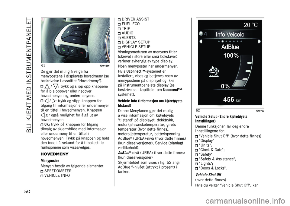 JEEP RENEGADE 2021  Drift- og vedlikeholdshåndbok (in Norwegian) ��/�>�"����#� �8��6�#���"� �4�8�(�9�6�#� �8�7�5� �#�>�#�8
�� �H�;
��<��<�E�F�J�,
��
 ���� �
�
� ���	�� � ��
�	��
 ���
��
�������
��
 � �
����	���
�� ����
