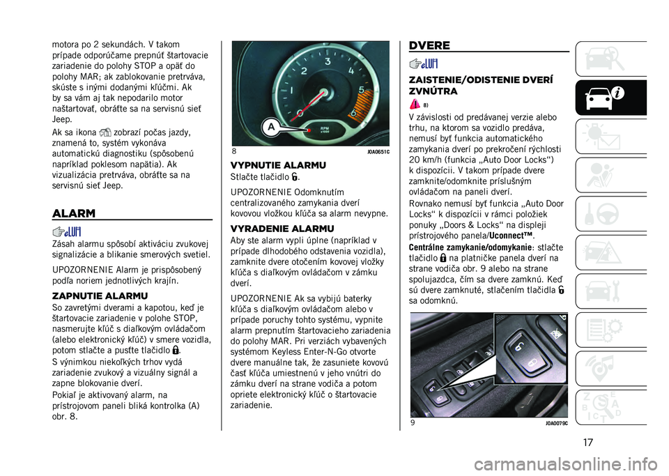 JEEP RENEGADE 2021  Návod na použitie a údržbu (in Slovakian) ��
�
����� �� �@ ��
���!���"�� �1 �����
���%����
 �������)��
�
 ���
��!��# ���������"��

�������
�!��
 �� ������ �2�5�/�  � ���j�# ��
�