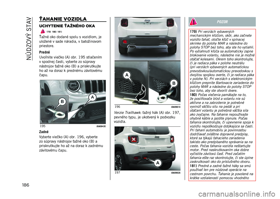JEEP RENEGADE 2021  Návod na použitie a údržbu (in Slovakian) ��:�M�D�P�/�1�Z��2�5�F�1
���	 �
��!���� �������
���!�%����� �
����"�!� ���
�\�[�c�3 �\�]�R�3 �\�]�\�3
�w���!�$ ��� �����!�$ ����� � ��������
� ��
