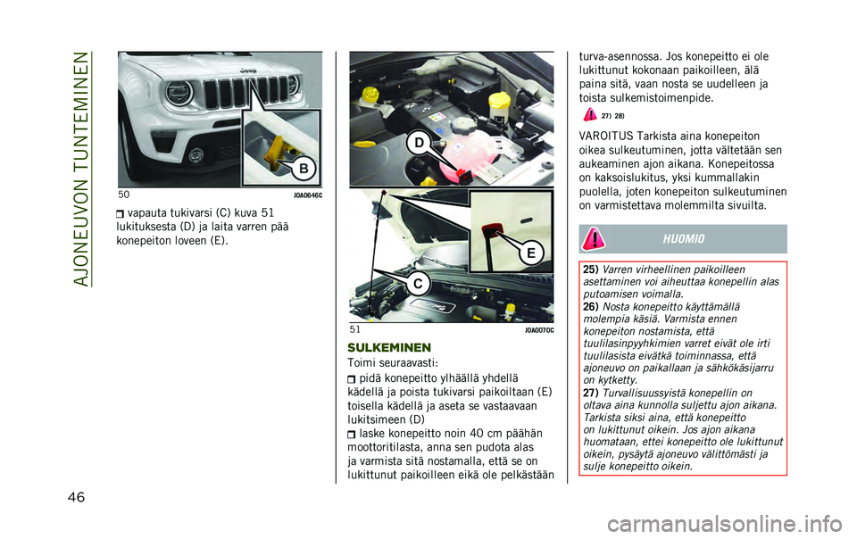 JEEP RENEGADE 2021  Käyttö- ja huolto-ohjekirja (in in Finnish) ���<��6��
�G��6���
�6�����6��6
��	 �&�
��7�(�7�:�;�:��=�/��/�,� �/ � �,�9��=�/�)�� �$��( �9�,�=�/ �&�
��,�9�� �,�9���� �/ �$��( �8�/ ��/�� �/ �=�/�)�)��! ��:�:
�9��!�