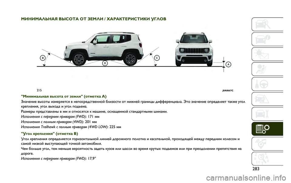 JEEP RENEGADE 2020  Руководство по эксплуатации и техобслуживанию (in Russian) �a��u
�������G�H���E ��Q�K�C�F� �C�F �B���G� �A �N����7�F����K�F��7� ��L�G�C�
�a��&
�#�S�:�S�[�[�]�9
�x�����������/ ������ �� �0�����x �4������� �