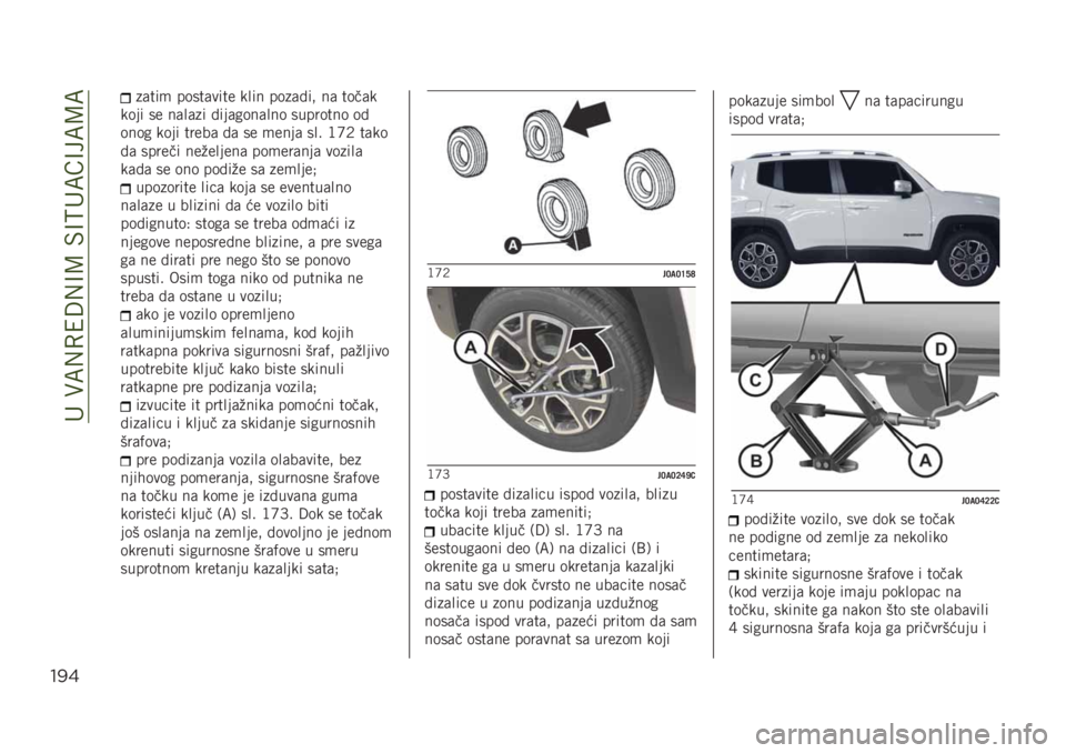 JEEP RENEGADE 2019  Knjižica za upotrebu i održavanje (in Serbian) ����)�;�,�0�4�:�,�@�=��$�@�>��;��@��;�=�;
"!&
��	���
 �����	���� ���� ����	�!��" ��	 ����	�
���� �� ��	��	�� �!���	����	��� �������� ��!
�