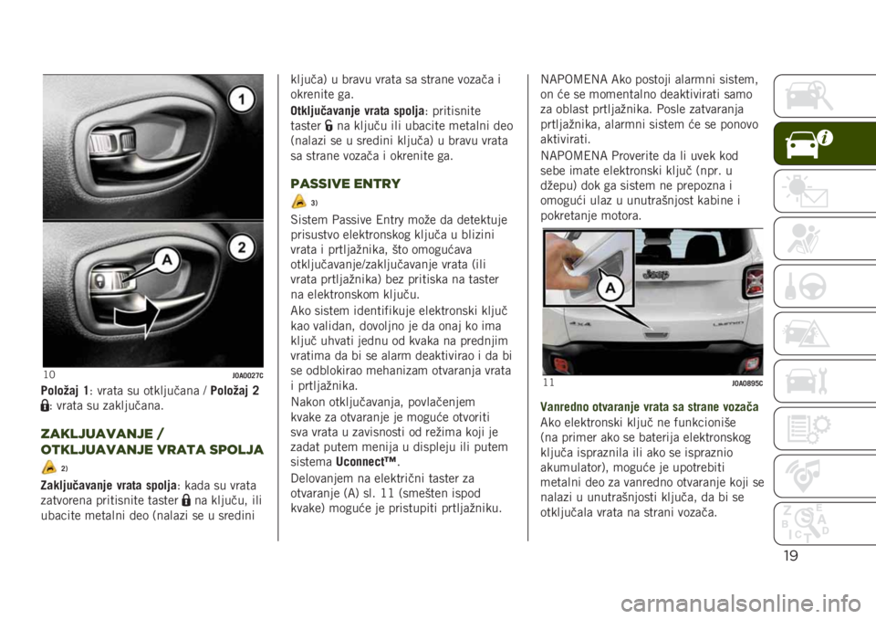JEEP RENEGADE 2019  Knjižica za upotrebu i održavanje (in Serbian) "!
�?�7��?��?�?�@�I�1
���!���	�  �J�. ���	��	 �� ��������	��	 �A���!���	�  �@
�. ���	��	 �� ��	������	��	�
&#-43,#$#’3% ;
!+-43,#$#’3% $)#+# 0(!43#
�@�.
��