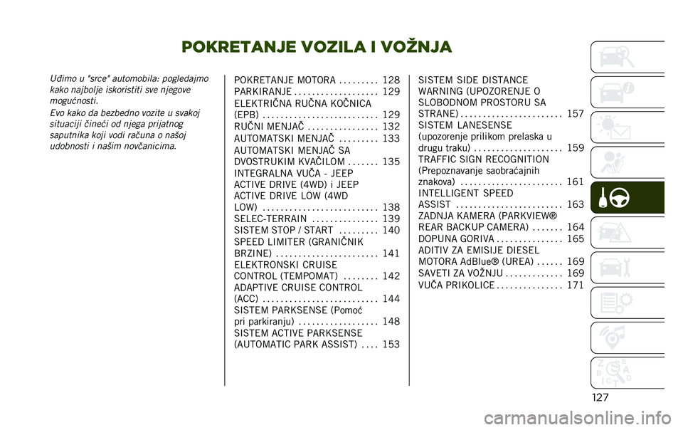 JEEP RENEGADE 2020  Knjižica za upotrebu i održavanje (in Serbian) �	���
��
���� ������ � ������
���
�,�)��� � �?����
�? ���	��������8 �����
�����
���� ��������
 ��������	��	� ��
�
 ���
���
�

�