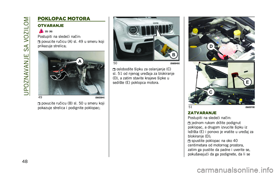JEEP RENEGADE 2020  Knjižica za upotrebu i održavanje (in Serbian) ���+��8�,�;�)�;�,��4��$�;��)��8�@�C��=
�� �	�����	�� ���
��
�
��
���
����
�@�L�. �@�G�.
�+�������� ��	 ����!��� ��	����. �������� ������ �/�