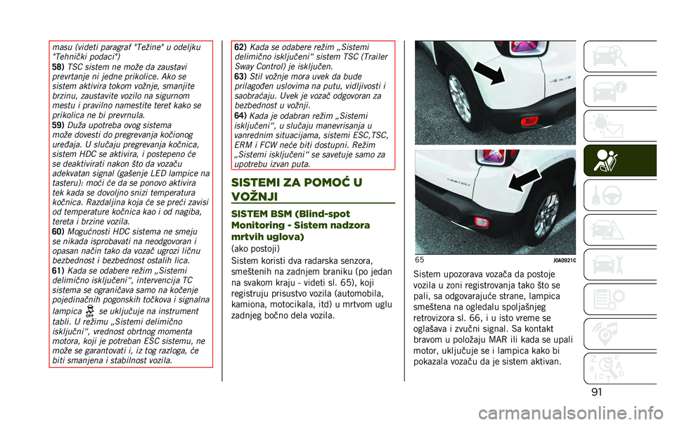 JEEP RENEGADE 2020  Knjižica za upotrebu i održavanje (in Serbian) ������ �!�
���
�	� �������� �?�/�
����
�? � ���
����
�?�/�
� ����� �������?�#
�L�K�.
�/�%�D ����	�
� ��
 ����
 �� �����	��
�
���
�
��	����
 
