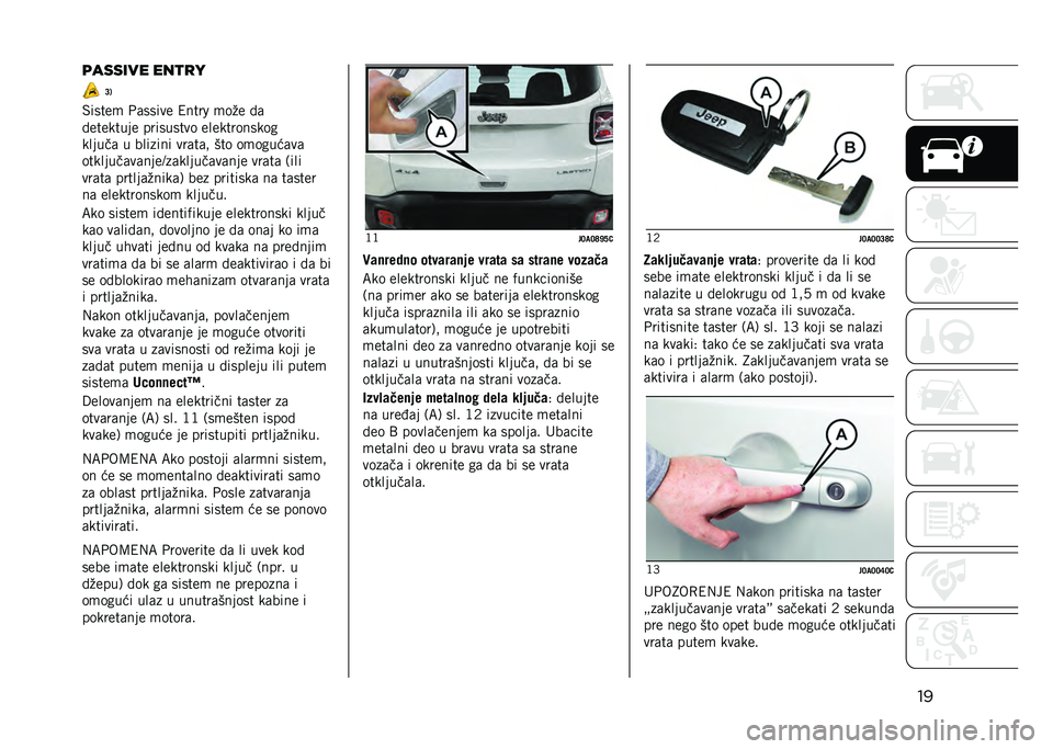 JEEP RENEGADE 2021  Knjižica za upotrebu i održavanje (in Serbian) ���	������ ���
�
�
�A�.
�$�����
 �+�	����� �4����R �
��%� �!�	
�!�������� ��������� ������������
������	 � ������� ���	��	�" ���