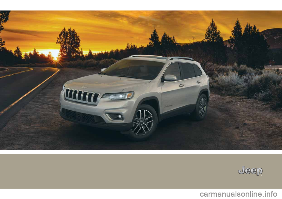 JEEP CHEROKEE 2019  Owner handbook (in English) 