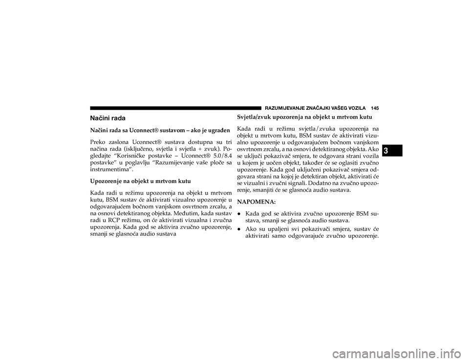 JEEP CHEROKEE 2019  Knjižica s uputama za uporabu i održavanje (in Croatian) 3
�9�(�A�<�4�0�1�,�=�(�5�1�,��A�5�(Õ�(�1�2�0��=�(�÷�,�.��=�6�A�0�3�(�������
�5�H�P�U�P��Y�H�K�H 
�1�D��L�Q�L��U�D�G�D��V�D��8�F�R�Q�Q�H�F�W�Š��V�X�V�W�D�Y�R�P��²��D�N�R��M�H�