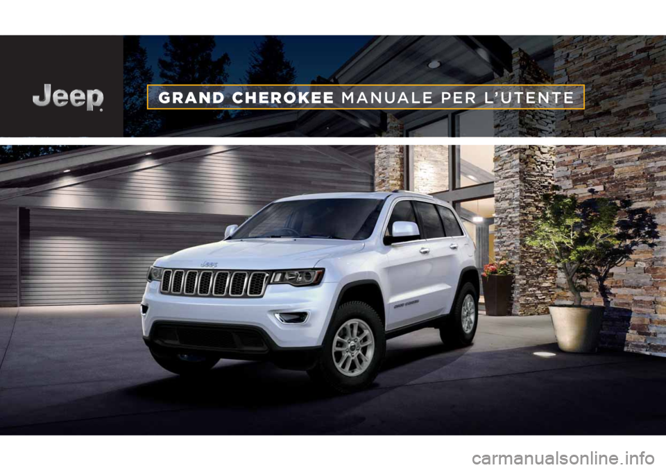 JEEP GRAND CHEROKEE 2020  Libretto Uso Manutenzione (in Italian) GRAND CHEROKEE MANUALE PER L’UTENTE 