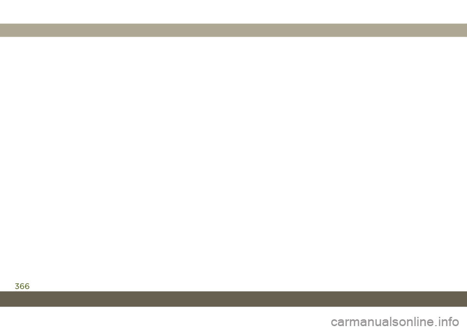 JEEP GRAND CHEROKEE 2020 Owner handbook (in English) 366 JEEP GRAND CHEROKEE 2020 Owner handbook (in English) 366