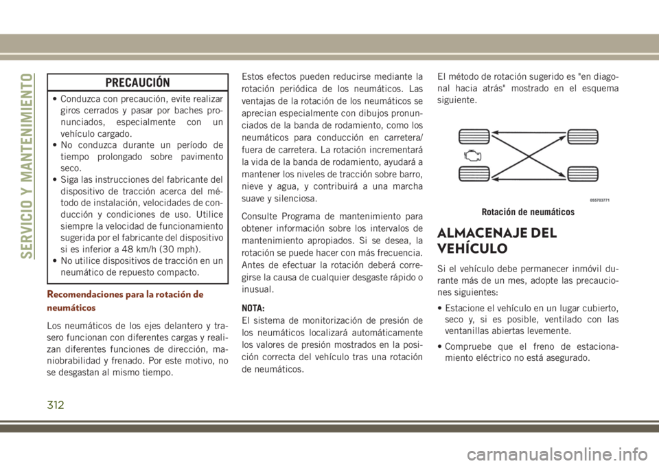 JEEP GRAND CHEROKEE 2018 Manual de Empleo y Cuidado (in Spanish) PRECAUCIÓN
• Conduzca con precaución, evite realizar
giros cerrados y pasar por baches pro-
nunciados, especialmente con un
vehículo cargado.
• No conduzca durante un período de
tiempo prolong JEEP GRAND CHEROKEE 2018 Manual de Empleo y Cuidado (in Spanish) PRECAUCIÓN
• Conduzca con precaución, evite realizar
giros cerrados y pasar por baches pro-
nunciados, especialmente con un
vehículo cargado.
• No conduzca durante un período de
tiempo prolong