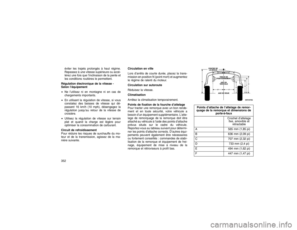 JEEP GRAND CHEROKEE 2016  Notice dentretien (in French) éviter les trajets prolongés à haut régime.
Repassez à une vitesse supérieure ou accé-
lérez une fois que l’inclinaison de la pente et
les conditions routières le permettent.
Régulation é