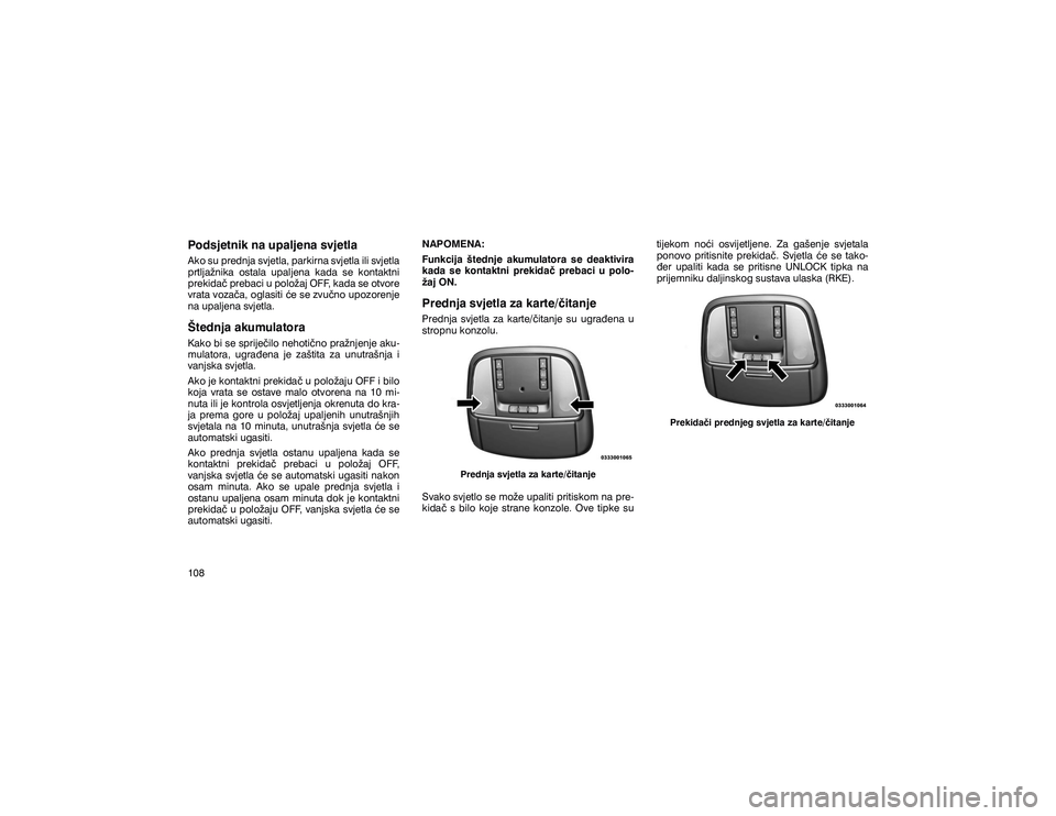 JEEP GRAND CHEROKEE 2020  Knjižica s uputama za uporabu i održavanje (in Croatian) �3�R�G�V�M�H�W�Q�L�N��Q�D��X�S�D�O�M�H�Q�D��V�Y�M�H�W�O�D�$�N�R��V�X��S�U�H�G�Q�M�D��V�Y�M�H�W�O�D���S�D�U�N�L�U�Q�D��V�Y�M�H�W�O�D��L�O�L��V�Y�M�H�W�O�D� 
�S�U�W�O�M�D�ç�Q�L�N�D� �R�V�W