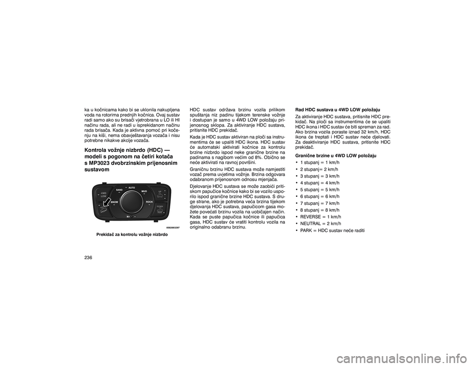 JEEP GRAND CHEROKEE 2020  Knjižica s uputama za uporabu i održavanje (in Croatian) �N�D��X��N�R��Q�L�F�D�P�D��N�D�N�R��E�L��V�H��X�N�O�R�Q�L�O�D��Q�D�N�X�S�O�M�H�Q�D� 
�Y�R�G�D��Q�D��U�R�W�R�U�L�P�D��S�U�H�G�Q�M�L�K��N�R��Q�L�F�D���2�Y�D�M��V�X�V�W�D�Y� 
�U�D�G�L�
