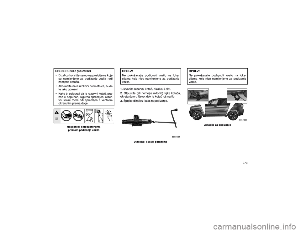 JEEP GRAND CHEROKEE 2020  Knjižica s uputama za uporabu i održavanje (in Croatian) �8�3�2�=�2�5�(�1�-�(����Q�D�V�W�D�Y�D�N�
�‡� ��L�]�D�O�L�F�X��N�R�U�L�V�W�L�W�H��V�D�P�R��Q�D��S�R�]�L�F�L�M�D�P�D��N�R�M�H� �V�X� �Q�D�P�L�M�H�Q�M�H�Q�H� �]�D� �S�R�G�L�]�D�Q�M�H� �