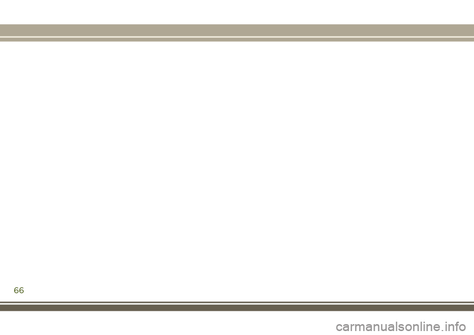 JEEP WRANGLER 2020 Owner handbook (in English) 66 JEEP WRANGLER 2020 Owner handbook (in English) 66