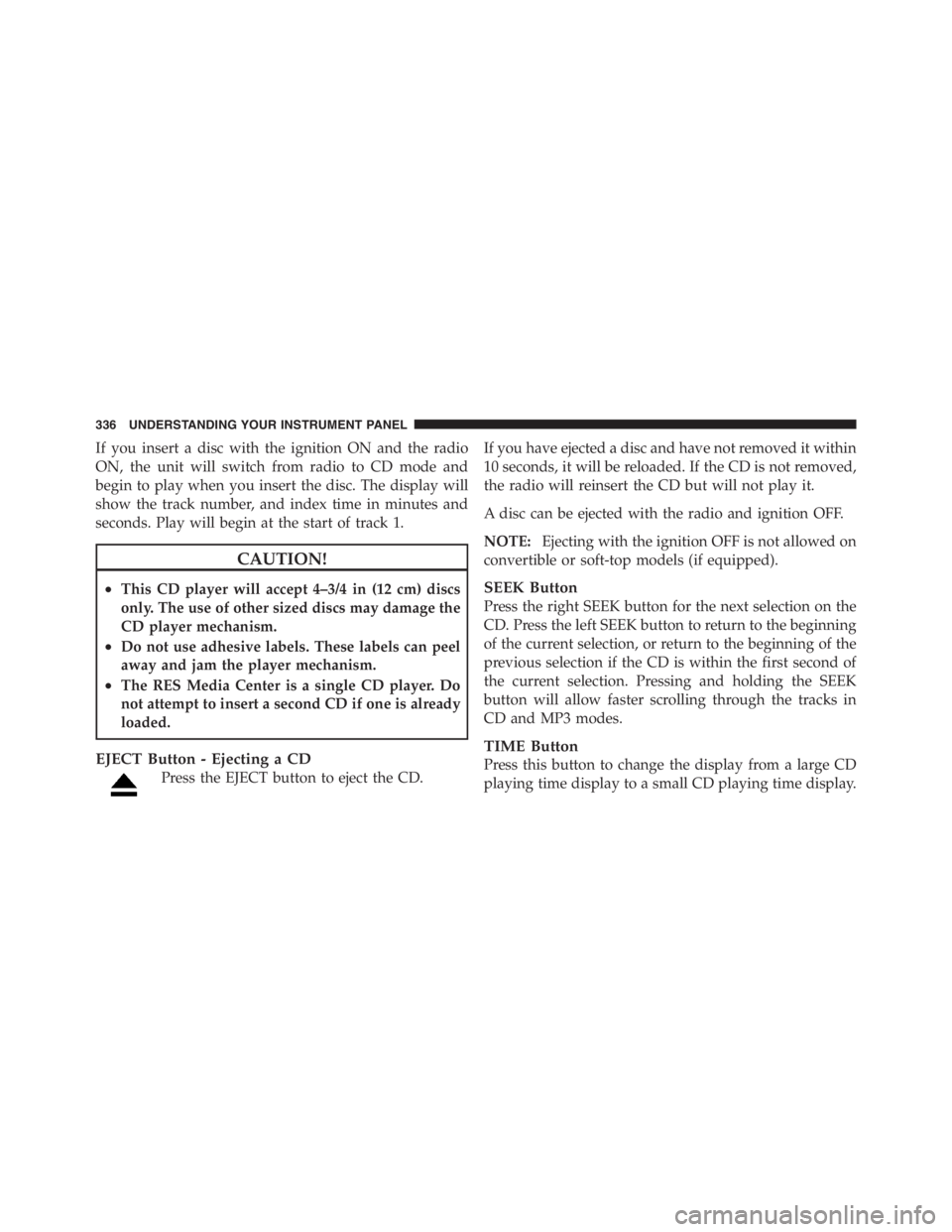 JEEP WRANGLER UNLIMITED 2012 Owners Manual JEEP WRANGLER UNLIMITED 2012 Owners Manual