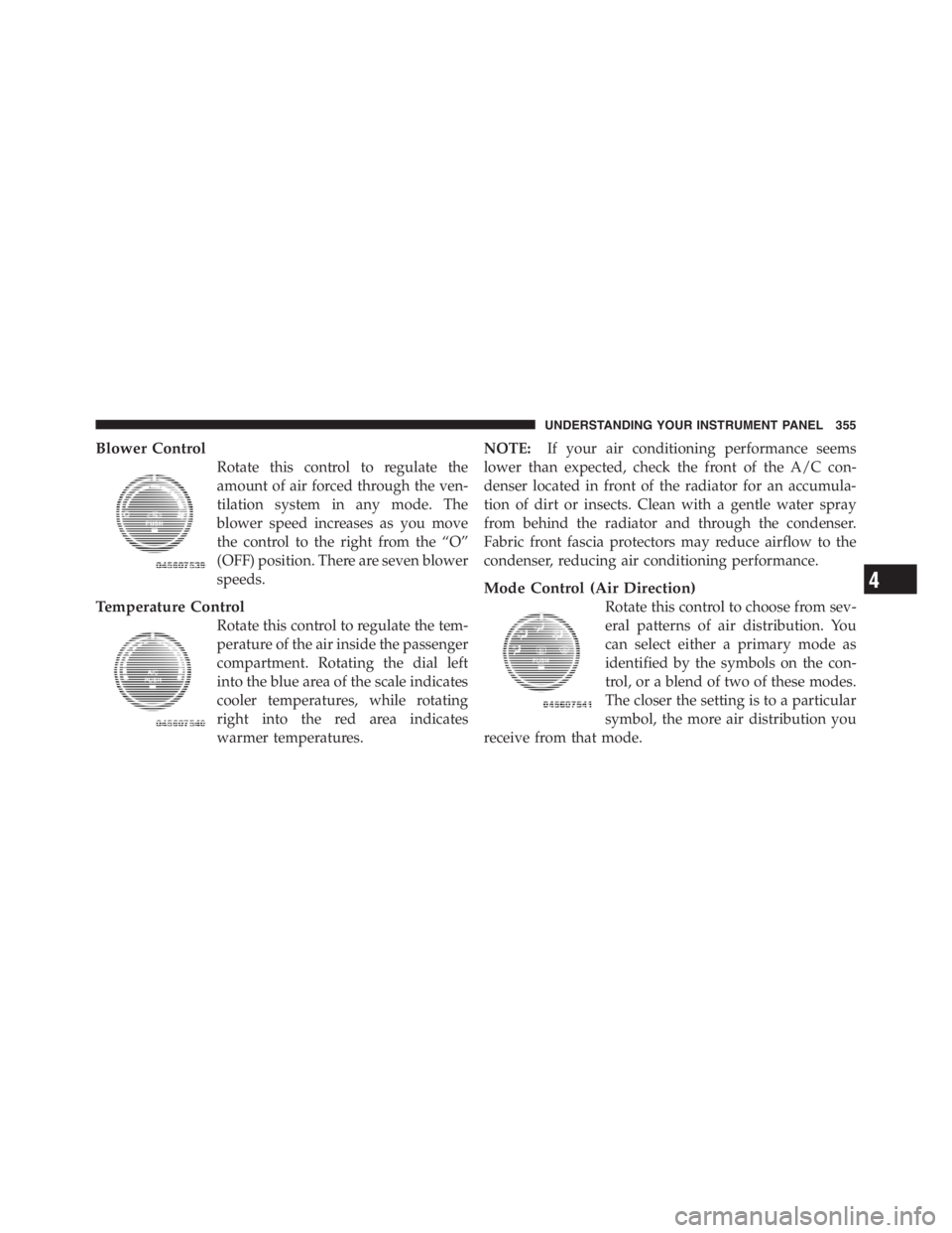 JEEP WRANGLER UNLIMITED 2012  Owners Manual 4
UNDERSTANDING YOUR INSTRUMENT PANEL 355 